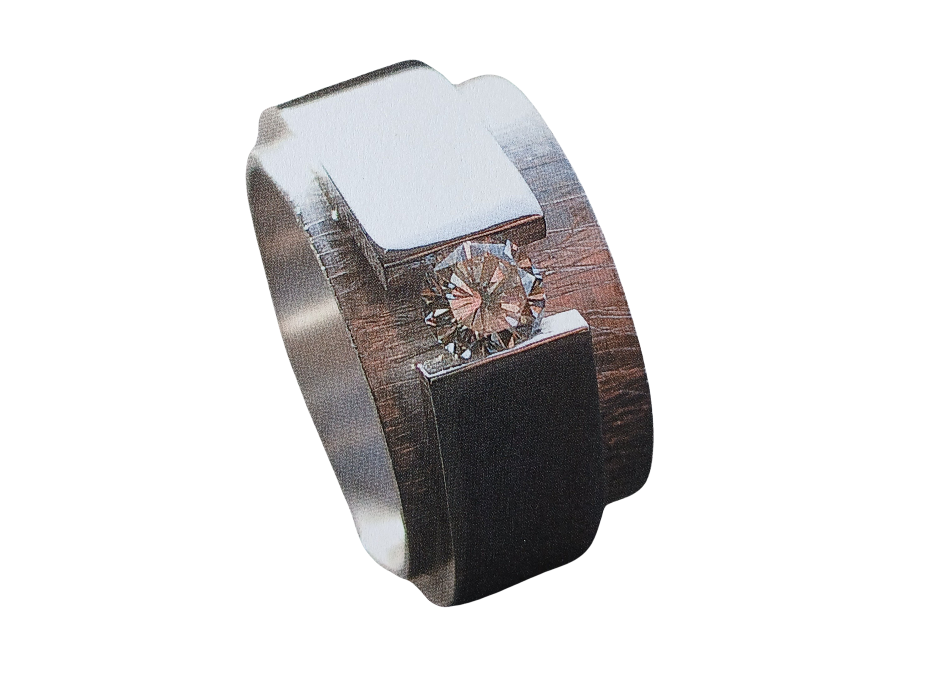 Ring 'Tie the knot' met diamant